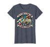 C.J.`s Funny Dark Humor Gift Shop Lets Find A Cure for Stupid People, Retro Comic Dark Humor T-Shirt - Heather Blue