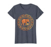 Mademark Elephant Mom and Baby Pregnancy Announcement T-Shirt - Women - Heather Blue
