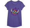 Disney Lilo & Stitch Jack-o’-Lantern Pumpkin Happy Halloween T-Shirt - Purple Heather