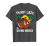 Disney Lion King Lazy Pumbaa Graphic T-Shirt T-Shirt - Dark Heather Grey