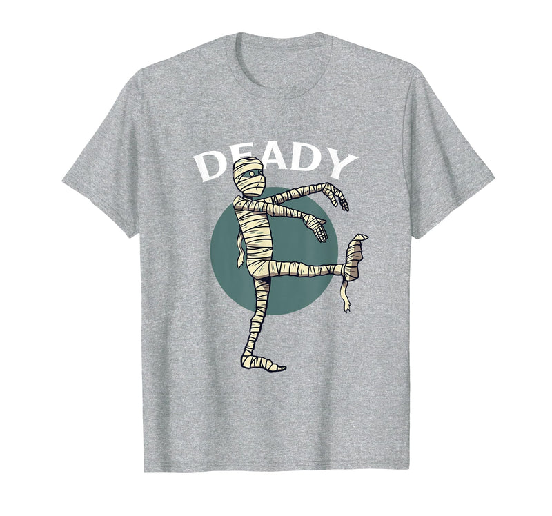 Mummy Deady Matching Halloween costume Mummy Deady Matching Mom Dad Halloween Funny Couples T-Shirt - Heather Grey