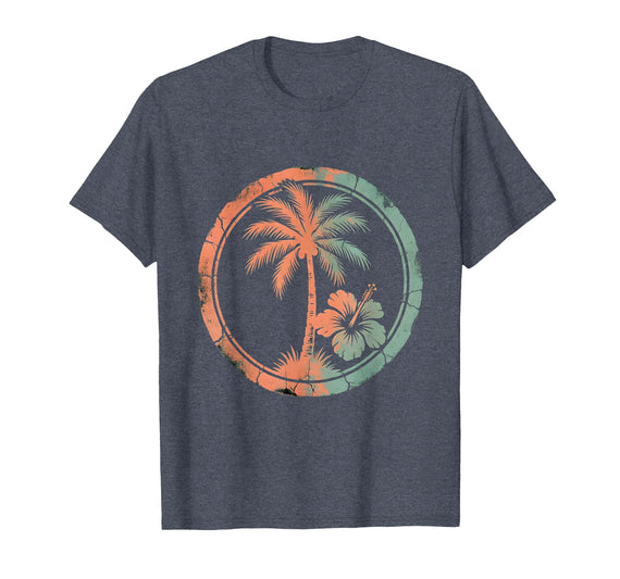 Mademark Family Cruise Whale Breach Sunset Silhouette T-Shirt - Heather Blue