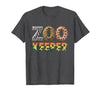 Zoo Keeper Costume Adult Party Safari Zookeeper Zoo Keeper Costume Adult Halloween Party Safari Zookeeper T-Shirt - Dark