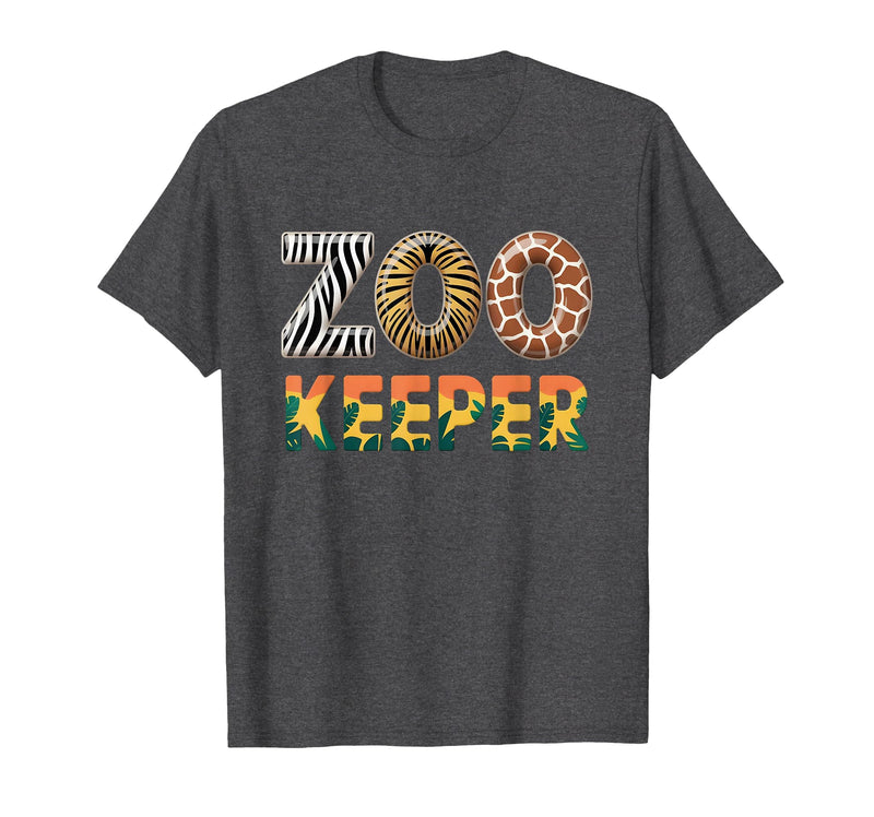 Zoo Keeper Costume Adult Party Safari Zookeeper Zoo Keeper Costume Adult Halloween Party Safari Zookeeper T-Shirt - Dark