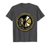 Mademark Monkey Business Pie Chart Funny Graphic Tee T-Shirt - Men - Dark Heather Grey