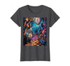 Alice in Wonderland Rabbit House T-Shirt in Dark Heather Grey