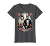 The Lovers Tarot Card Spooky Halloween Women Men The Monster Frankenstein and Bride The Lovers Tarot Card T-Shirt - Dark
