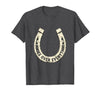Mademark Horses Over Everything Equestrian Design T-Shirt - Men - Dark Heather Grey