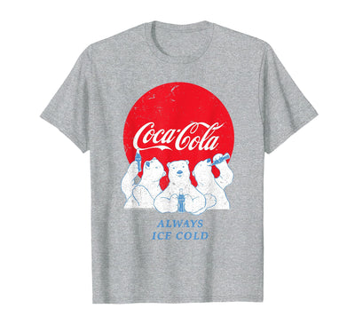 Coca-Cola Coca Cola Always Ice Cold Polar Bears Christmas T-Shirt