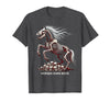 Mademark Horses Over Boys Equestrian Design for Women T-Shirt - Men - Dark Heather Grey