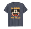 Disney Mickey Mouse Halloween Candy No Tricks Just Treats T-Shirt - Heather Blue