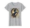 Mademark Always Choose The Horse Women's Equestrian Design T-Shirt - Heather Grey
