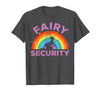 Halloween Fairy Security Father's Day Apparel Men Fairy Security Funny Dad Costume T-Shirt - Dark Heather Grey