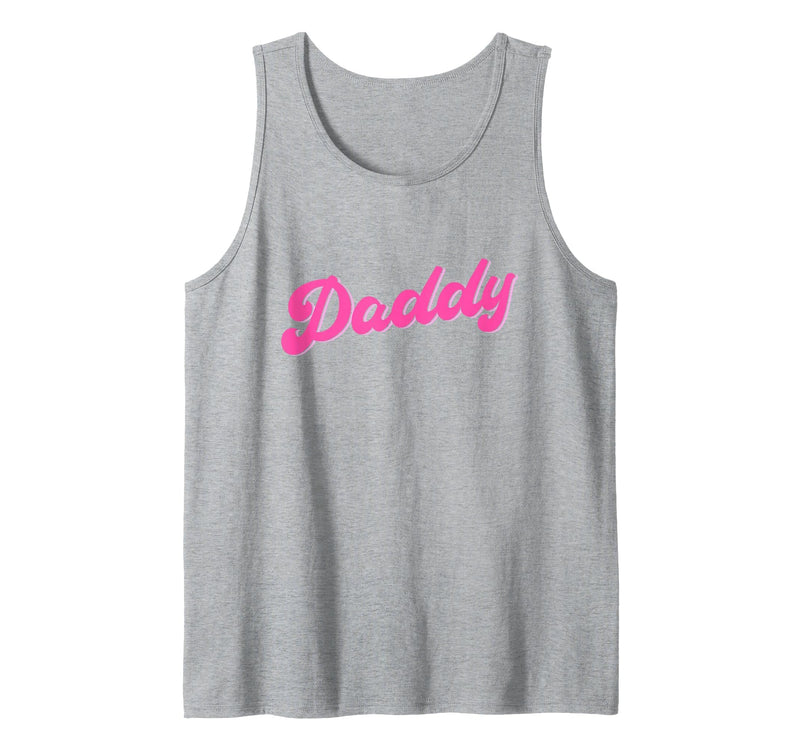 Gay Daddy Gay Pride LGBT Gay Pride LGBT Pink Bear Gay Daddy Tank Top - Heather Grey