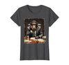 Mademark Monkey in a Suit Stuck in a Meeting Funny Gift T-Shirt - Women - Dark Heather Grey