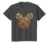 Disney Mickey Mouse Halloween Ghosts & Pumpkins Gradient T-Shirt - Dark Heather Grey