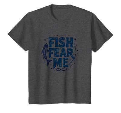 Mademark Fish Fear Me Funny Fishing for Men Angler Humor Quote T-Shirt