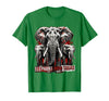 Mademark Elephant Mom Squad Cute Wildlife Design T-Shirt - Men - Kelly Green