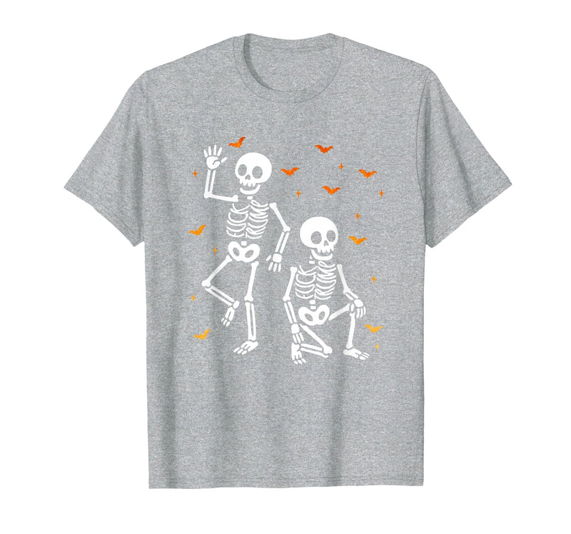 Funny Halloween Trump Skeleton Trump Design Funny Halloween Trump Skeleton Trump T-Shirt - Heather Grey