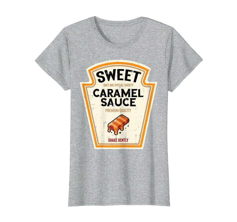 Halloween Shirts For Women Men Kids Boys Girls Halloween Caramel Sauce Funny Food Costume Women Men Kids T-Shirt - Heather