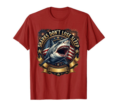 Sharks Don't Lose Sleep Bold Women's Design T-Shirt