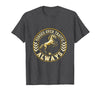 Mademark Horses Over Traffic Always Equestrian Design T-Shirt - Men - Dark Heather Grey