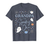 Spooky One Birthday Blue Boy 1st First Halloween Grandpa of the Spooky One First Birthday Boy 1st Halloween T-Shirt -