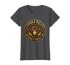Mademark Monkey Jungle Rules Only Here Graphic Design T-Shirt - Women - Dark Heather Grey