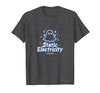 Mademark Ghost & Spirits - Ghost (99 Problems All) T-Shirt - Dark Heather Grey-halloween Static Electricity Ghost Atmosphere