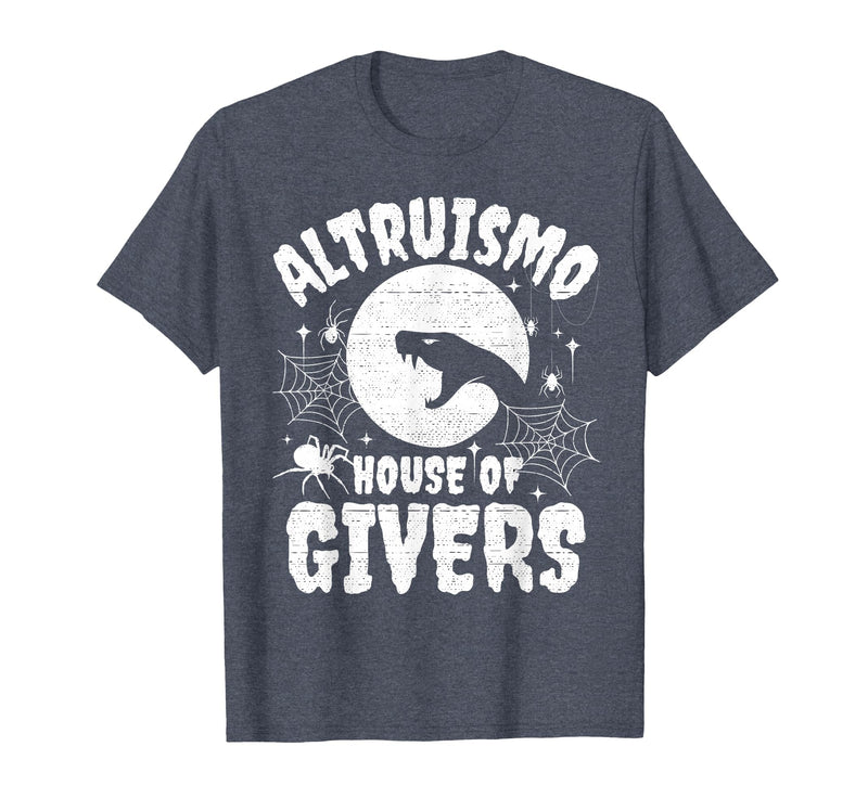 House of Givers Halloween Party Halloween Costume Altruismo House of Givers T-Shirt - Heather Blue