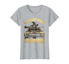 Mademark My Broom Broke So I Drove Funny Halloween Design T-Shirt - Heather Grey