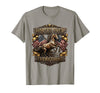 Mademark Horses Over Everything Equestrian Design T-Shirt - Men - Slate Grey