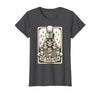 Marching Band Mom Tarot Card Skeleton Halloween Marching Band Mom Tarot Card Skeleton Mom Musical Instrument T-Shirt - Dark