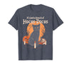 funny Halloween shirt It's Just A Bunch of Hocus Pocus Funny Cat T-Shirt - Heather Blue
