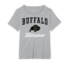 Official High School Fan Gear Buffalo High School Bison T-Shirt C3 T-Shirt - Heather Grey