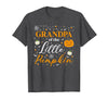 Little Pumpkin Halloween Family Matching Costumes Grandpa of The Little Pumpkin Family Matching Halloween T-Shirt - Dark