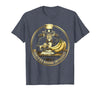 Mademark Certified Banana Enthusiast Funny Monkey Design T-Shirt - Men - Heather Blue