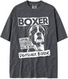 BABATEES U.S.A. MAX-Heavyweight Punk Rock Animals Shaka Wear Oversized 7.5oz Cotton Tshirt - Boxer