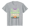 Mademark Monster Mash Graveyard Smash Halloween Party Fun T-Shirt - Heather Grey