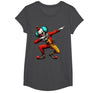 Creepy Halloween Dabbing Dab Dance Dabbing Creepy Clown Scary Halloween Dab Dance T-Shirt - Dark Heather Grey