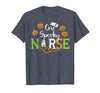 Halloween Nurse Shirts For Women Scrub Costumes One Spooky Nurse Ghost Stethoscope Halloween Costume Nursing T-Shirt -