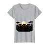 Mademark Elephant Herd Crossing Dusty Savanna Plains T-Shirt - Women - Heather Grey