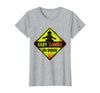 Mademark Baby Zombie On Board Pregnant Halloween Design T-Shirt - Heather Grey