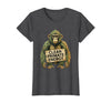 Mademark Clean Primate Energy Monkey Sober Men Design T-Shirt - Women - Dark Heather Grey