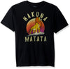 Disney Lion King Simba Warrior Roar Graphic Tee Shirt - Black