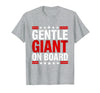 Mademark Gentle Giant On Board Elephant Design T-Shirt - Men - Heather Grey