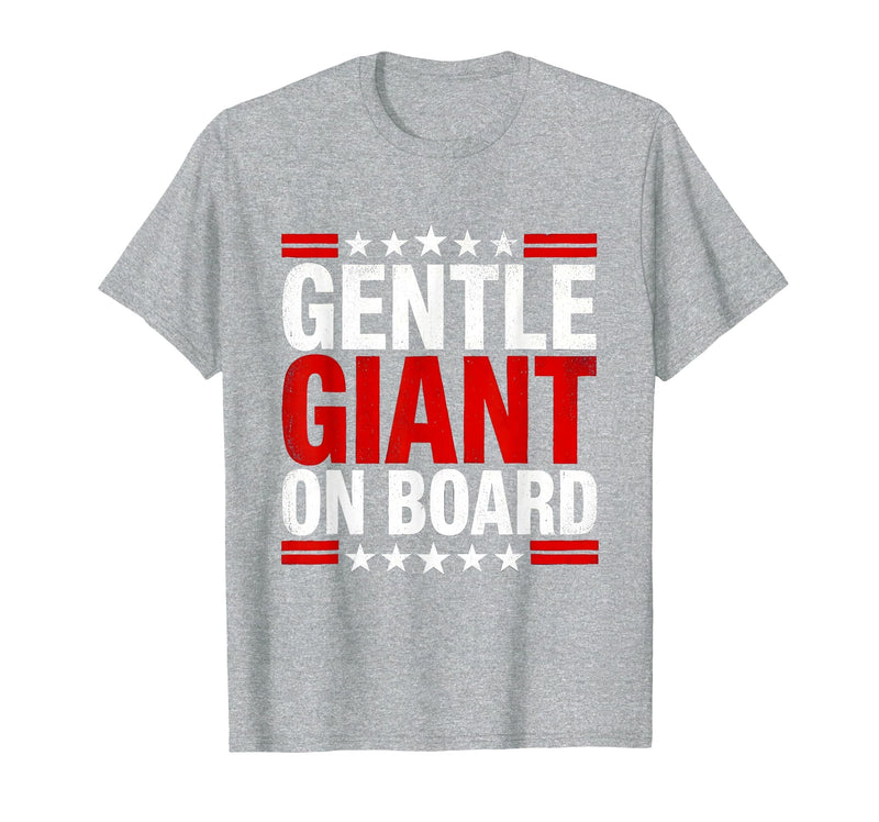 Mademark Gentle Giant On Board Elephant Design T-Shirt - Men - Heather Grey