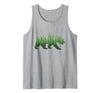 Outdoor Nature Forest Animal Gifts Nature Forest Wildlife Trees Wild Animal Bear Tank Top - Heather Grey