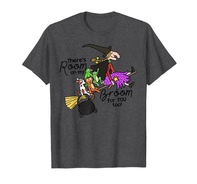 Funny Teacher Witch Tee Shirt There's Room On My Broom for You Too Teacher T-Shirt