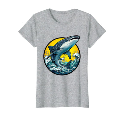 Whale Shark Emerging From Ocean Wave T-Shirt